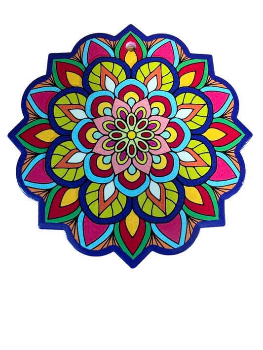 Enfeite Porcelana Mandala 16cm